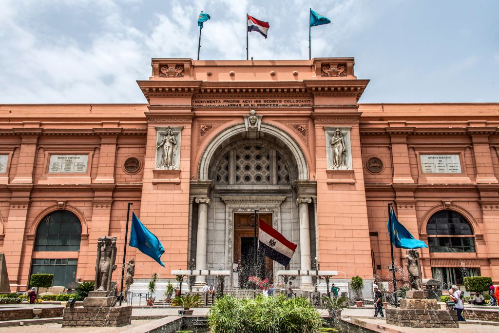 Eingang des Ägyptischen Museums
