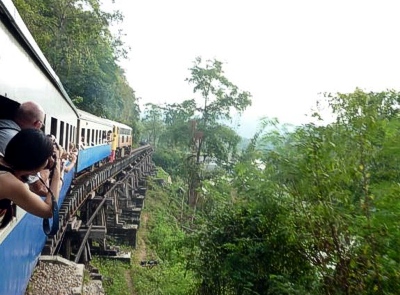 Die "Todesbahn" in Thailand