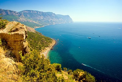 Meeresküste der Krim